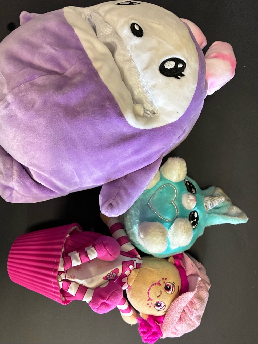 Ms. Muffin and Friends Plush Set of 3.